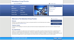 Desktop Screenshot of debenhamgrouppractice.co.uk