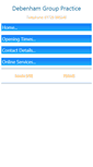 Mobile Screenshot of debenhamgrouppractice.co.uk